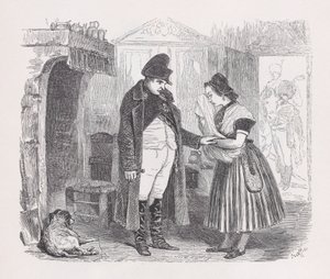 बेरेंजर के संपूर्ण कार्यों से लोगों की यादें, 1836। द्वारा जीन इग्नेस इसिडोर गेयार्ड