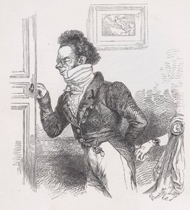 रॉबिन, द फ्रेंड फ्रॉम द कम्प्लीट वर्क्स ऑफ़ बेरेंजर, 1836। द्वारा जीन इग्नेस इसिडोर गेयार्ड