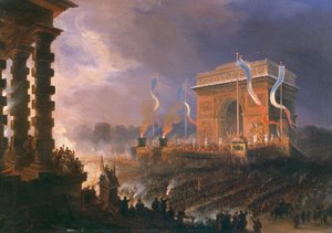 24 अप्रैल 1848 को आर्क डी ट्रायम्फ के भाईचारे का त्योहार