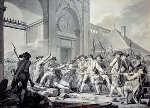 नैन्सी का मामला: 31 अगस्त 1790 को, मार्क्विस डी बाउले (1739-1800) ने अपने अधिकारियों के खिलाफ विद्रोह में, नैन्सी की चौकी के सैनिकों के खिलाफ दमन शुरू किया। लड़ाई स्टेनविल गेट पर गार्ड पोस्ट के सामने हुई, जिसके दौरान