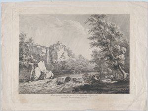 बर्च ट्री एक तूफान, 1809 से उखड़ा हुआ। द्वारा जीन जैक्स डी बोइसियू