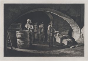 द कूपर्स, 19वीं सदी के अंत में 1790 मूल का पुनरुत्पादन। द्वारा जीन जैक्स डी बोइसियू