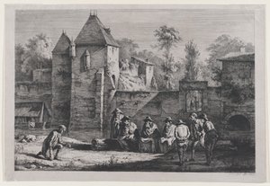 वैस का पुराना गेट, लियोन, 1803।