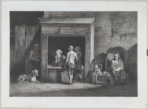 द पब्लिक स्क्रिप्वेनर, 1790। द्वारा जीन जैक्स डी बोइसियू