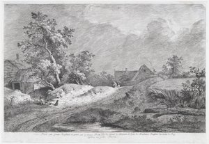 गेहूं का खेत, 1772। द्वारा जीन जैक्स डी बोइसियू