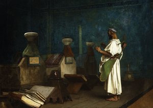सुल्तान के मकबरे में प्रार्थना; ले टॉम्बो देस कालिफ़्स ए ब्रूस, 1878 द्वारा जीन लियोन गेरोम