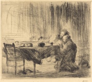दर्शन के बाद (दूसरी थाली) द्वारा Jean Louis Forain
