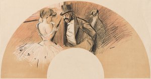 Bal Gavarni Fan द्वारा Jean-Louis Forain