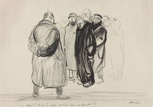 खाली हाथ। ज़ेपेलिन का दल, शायद 1915। द्वारा जीन लुइस फोरैन