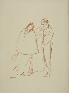 क्लॉकरूम में द्वारा Jean-Louis Forain