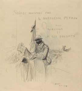 द किस ऑफ द फ्लैग, 1918। द्वारा जीन लुइस फोरैन