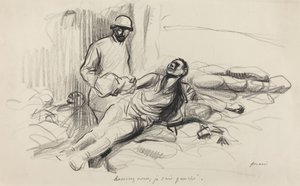 चिंता मत करो, मैं बचा हूँ।, सी। 19141919। द्वारा जीन लुइस फोरैन