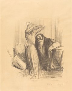 एक निजी कमरे में दृश्य (ऊर्ध्वाधर प्लेट) द्वारा Jean Louis Forain