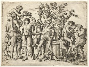The Bacchanal द्वारा Jean-Louis Forain