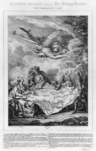 26 सितंबर 1772 को ट्रोल्थ केक, पोलैंड का पहला विभाजन, नोएल ली मायर (1724-1800) (लिथो) (बीडब्ल्यू फोटो) द्वारा उकेरा गया