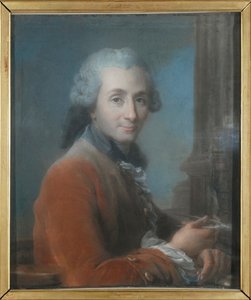 वास्तुकार जैक्स गोंडौइन डी फोलेविले का पोर्ट्रेट 1737-1818, सी. 1780.
