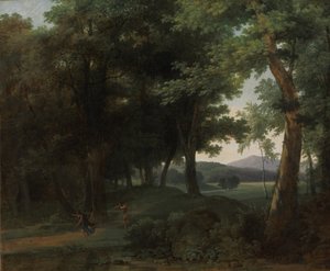 अपोलो और डाफने के साथ एक वन, 1810