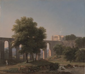 एक किले के पास एक एक्वाडक्ट, 1807 द्वारा जीन विक्टर बर्टिन