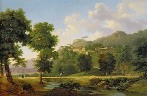 एक सवार के साथ लैंडस्केप, c.1808-10