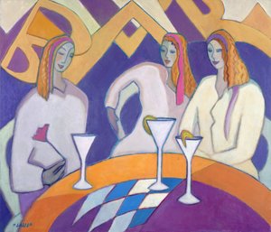 गर्ल्स नाइट आउट, 2003-04 (कैनवास पर एक्रिलिक)
