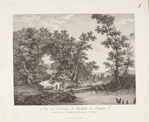 मैड्रिड के परिवेश का दृश्य (2e Vue des Environs de मैड्रिड एन एस्पेन)