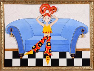 दिवान दिवा, 2008 (एक्रिलिक ऑन बोर्ड)