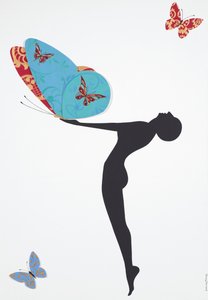 तितलियाँ, 2008 (कैनवास पर एक्रिलिक)