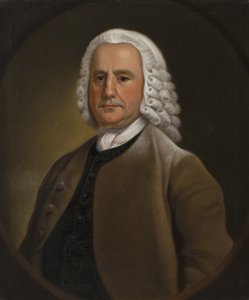 पोर्ट्रेट ऑफ़ ए मैन, शायद आइज़ैक होम्स, c.1755