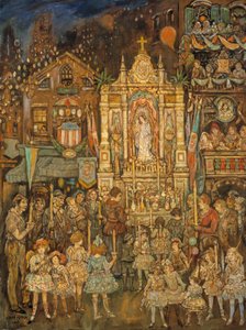 स्ट्रीट तीर्थ, 1931। द्वारा जेरोम मायर्स
