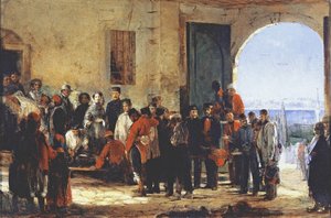 क्रीमियन युद्ध: 1856 में तुर्की में स्कूटरी के अस्पताल में नर्स फ्लोरेंस नाइटिंगेल