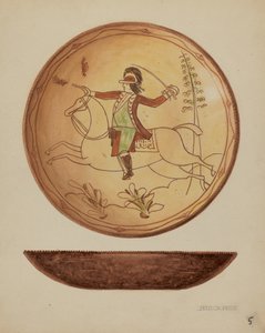 पा. जर्मन पाई प्लेट, सी. 1937.