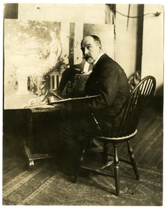 एबी वेन्ज़ेल, c.1905-17 (जिलेटिन सिल्वर फोटो) द्वारा जेसी टार्बो बील्स