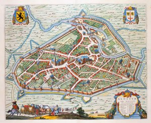 ऑल्स्ट, 1649 (हाथ से सजी नक्काशी)