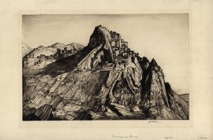 Cervara de Roma (उत्कीर्णन और ड्राईपॉइंट)