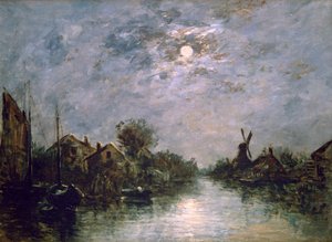 डच चैनल इन द मूनलाइट, c1840-1891