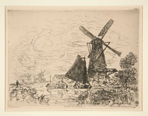 हॉलैंड में मिलें द्वारा Johan-Barthold Jongkind