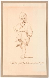 एक छोटा, खड़ा लड़का द्वारा Johan Thomas Lundbye