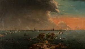 10 जुलाई 1790 को Svensksund का दूसरा रुसो-स्वीडिश युद्ध।