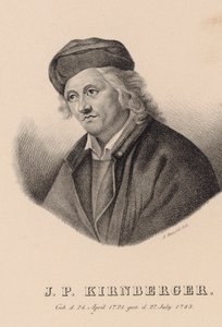 संगीतकार जोहान फिलिप किरनबर्गर का पोर्ट्रेट 1721-1783। द्वारा जोहान एंड्रियास हेट्ज़फेल्ड