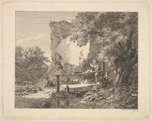 तीन बकरियों वाला एक लड़का, 1815। द्वारा जोहान क्रिश्चियन एरहार्ड