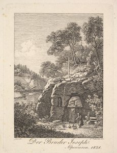 1820 में आल्प्स में भाई जोसेफ। द्वारा जोहान क्रिश्चियन एरहार्ड