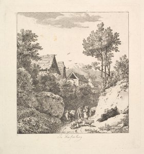 रेगेनबर्ग में, 1815। द्वारा जोहान क्रिश्चियन एरहार्ड