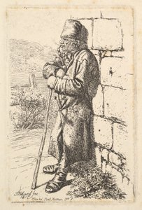 द टोबैको स्मोकर, 1817। द्वारा जोहान क्रिश्चियन एरहार्ड
