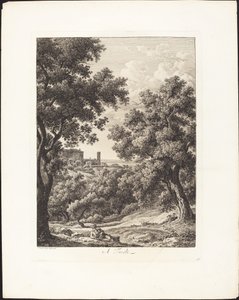 और टिवोली द्वारा जोहान क्रिश्चियन रेनहार्ट