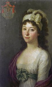 काउंटेस अन्ना लुइसा बारबरा बाबेट ओडेस्कल्ची 1778-1813, नी केग्लेविच डी बुज़िन। द्वारा जोहान डेनियल डोनाटे