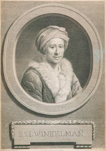 कला इतिहासकार और पुरातत्वविद् जोहान जोआचिम विंकेलमैन 1717-1768, 1776 का पोर्ट्रेट।