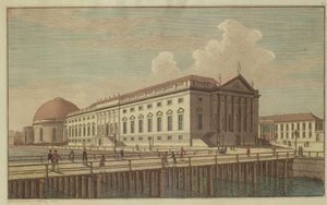 बर्लिन में ओपेरा हाउस का दृश्य, 1773