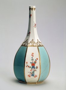 फ्लास्क, एक जापानी खातिर बोतल के आकार में, मीसेन कारखाने के लिए, c.1725 (चीनी मिट्टी के बरतन)