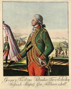 प्रिंस ग्रिगोरी अलेक्जेंड्रोविच पोट्योमकिन 1739-1791, सी। 1790.