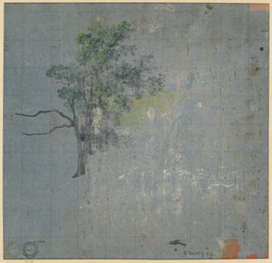 ट्री स्टडीज, पहली छमाही 1800s। द्वारा जोहान जैकब डोर्नर